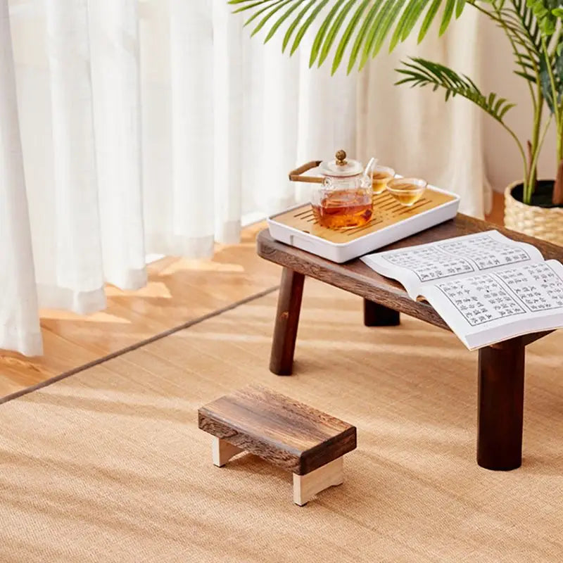 Meditation Bench Foldable Wood Seiza Kneeling Stool | Ergonomic Portable Design | Buddhive