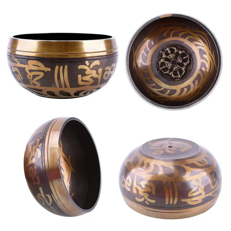 Tibetan Singing Bowl Set - Handcrafted Himalayan Metal - Meditation & Sound Healing | Buddhive