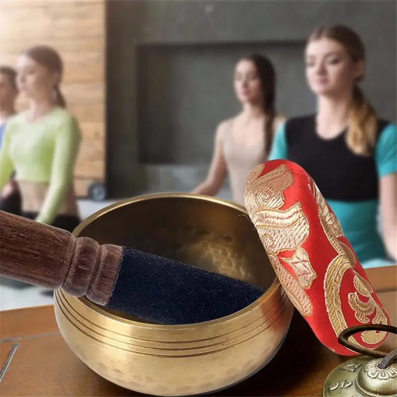 Tibetan Singing Bowl Handcrafted 3.3 Inch - Meditation Sound Healing & Mindfulness | Buddhive
