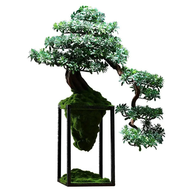 Korean Artificial Bonsai Tree - 22" Zen Decor for Home & Office | Buddhive
