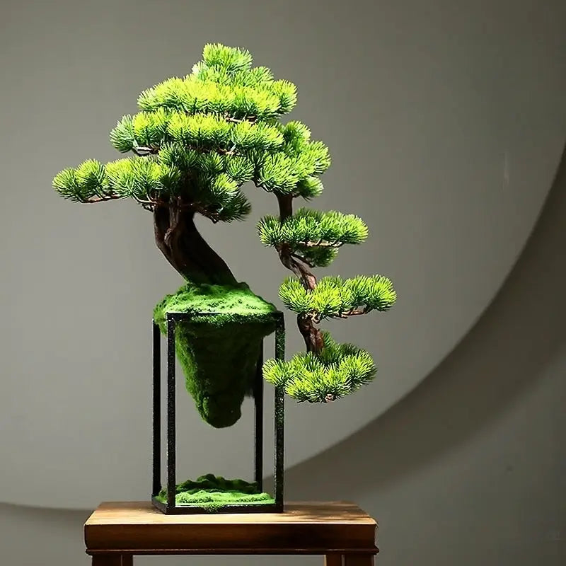 Korean Artificial Bonsai Tree - 22" Zen Decor for Home & Office | Buddhive