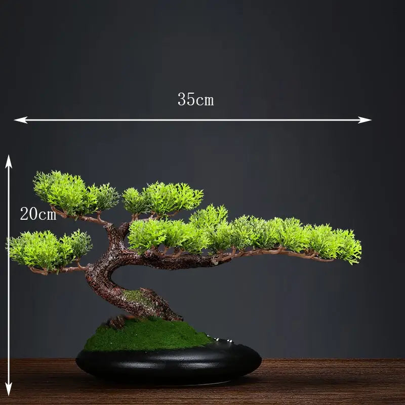 Artificial Bonsai Tree Premium Zen Decor - Realistic Miniature Japanese Style | Buddhive