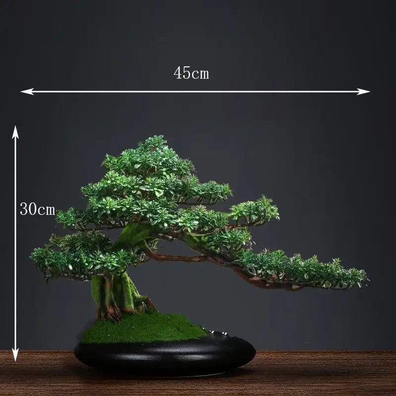 Artificial Bonsai Tree Premium Zen Decor - Realistic Miniature Japanese Style | Buddhive