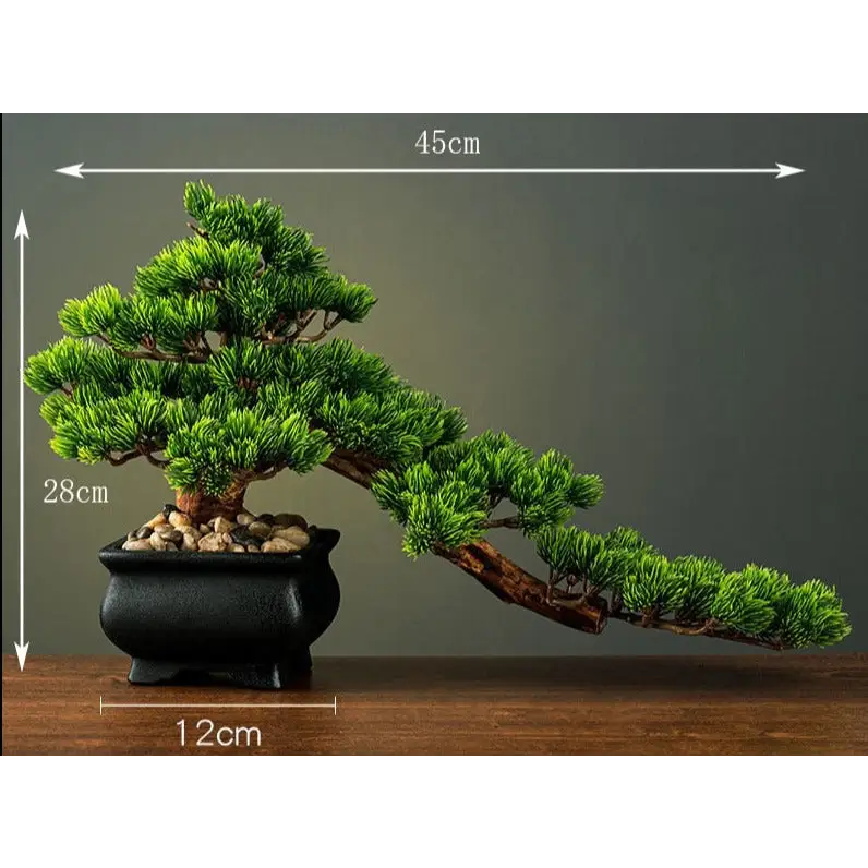Artificial Bonsai Tree Premium Zen Decor - Realistic Miniature Japanese Style | Buddhive
