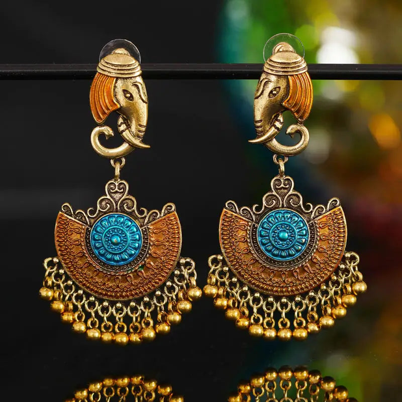 Asian Elephant Earrings Sterling Silver Buddhist Jewelry | Wisdom & Protection Symbol | Buddhive