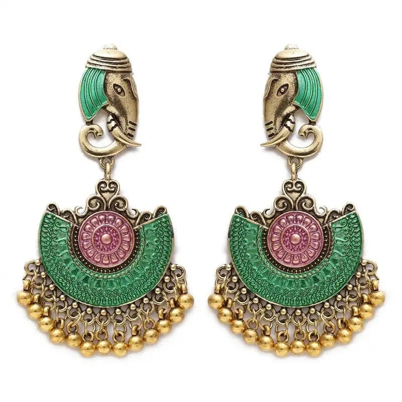 Asian Elephant Earrings Sterling Silver Buddhist Jewelry | Wisdom & Protection Symbol | Buddhive