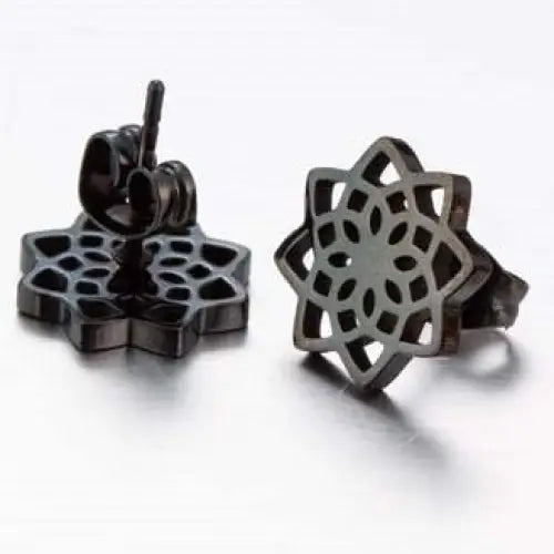 Flower of Life Earrings Sacred Geometry Zinc Alloy Spiritual Jewelry | Buddhive