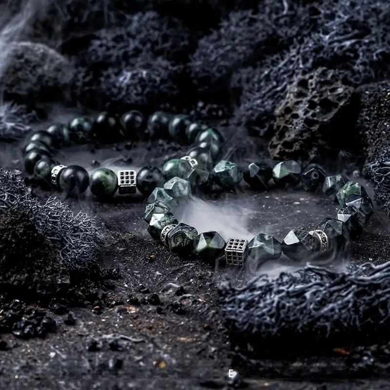 Sparrow Stone Bracelet - Natural Gemstone Purification & Serenity - 8mm Beads | Buddhive