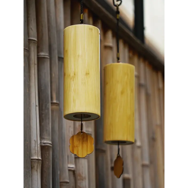 Bamboo Wind Chimes Outdoor - Zen Garden & Meditation Décor - Natural Handcrafted | Buddhive