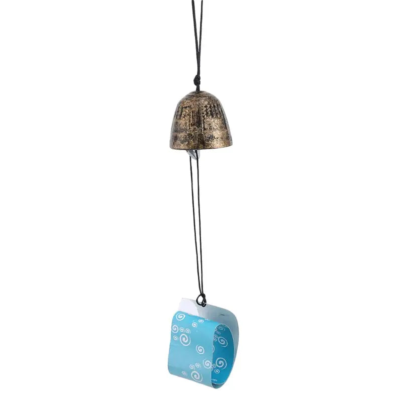 Japanese Temple Bell Wind Chime - Cast Iron Furin - Zen Garden Decor | Buddhive