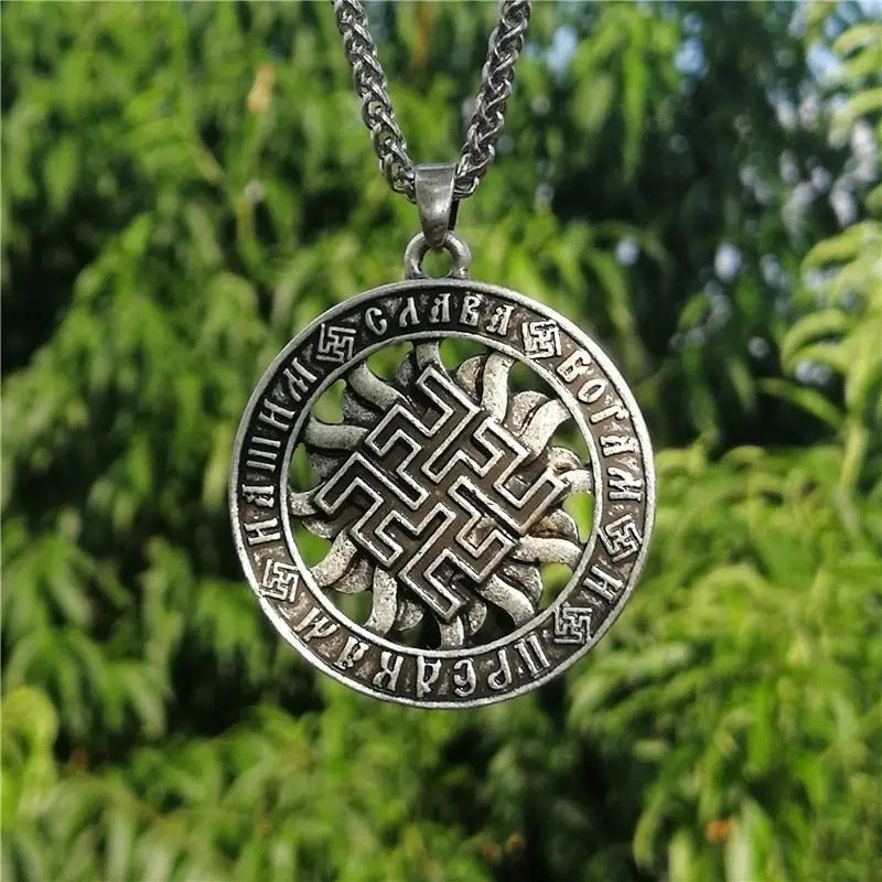 Buddhist Swastika Necklace - Sacred Symbol Pendant - Spiritual Jewelry for Good Fortune | Buddhive