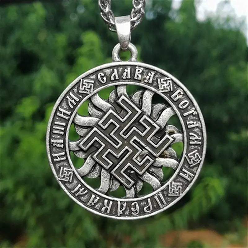 Buddhist Swastika Necklace - Sacred Symbol Pendant - Spiritual Jewelry for Good Fortune | Buddhive