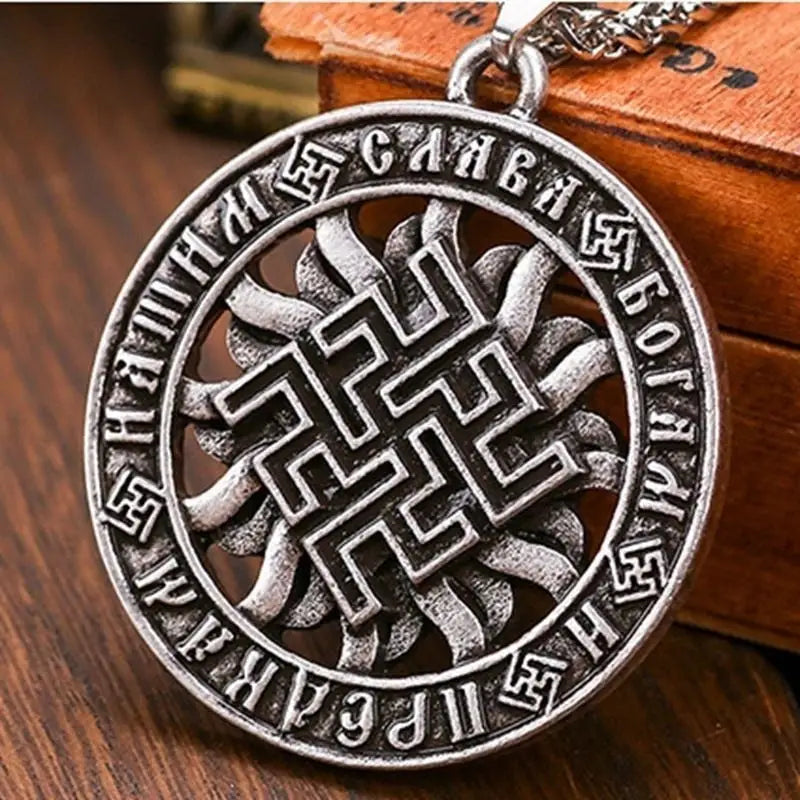 Buddhist Swastika Necklace - Sacred Symbol Pendant - Spiritual Jewelry for Good Fortune | Buddhive