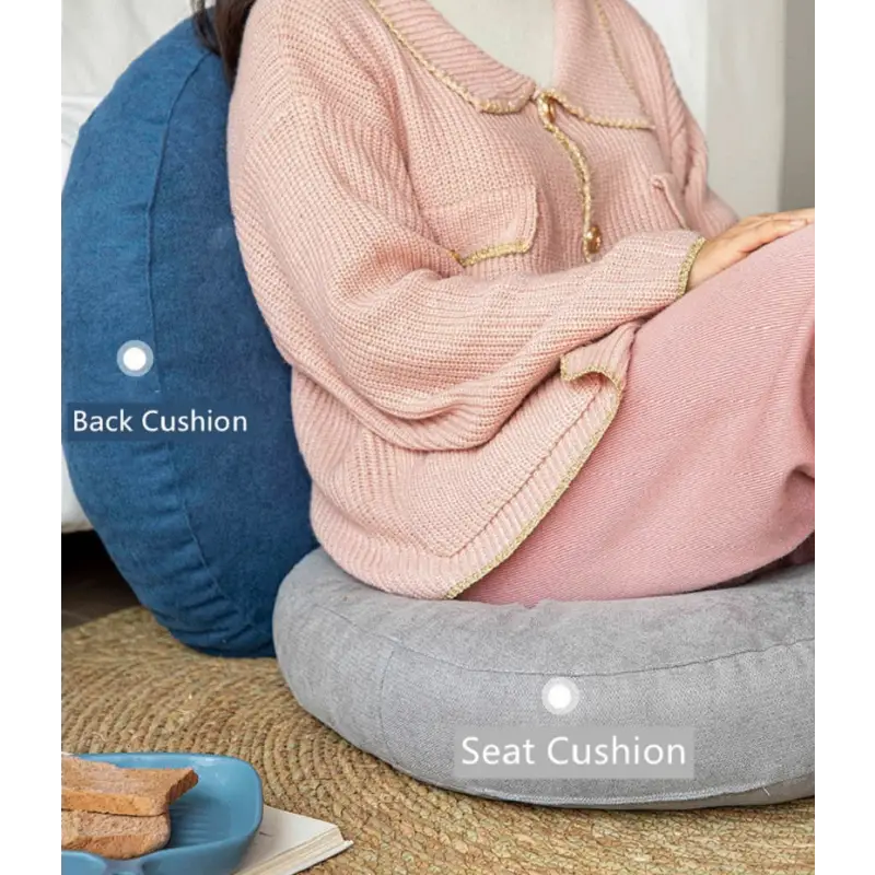 Meditation Cushion Comfort - Cotton Kapok Filled Zafu Pillow for Yoga & Meditation | Buddhive