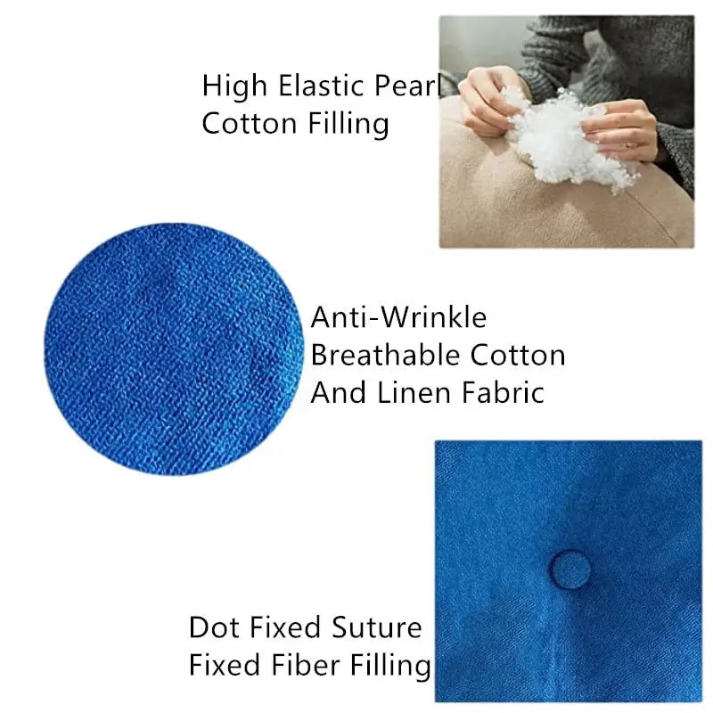 Meditation Cushion Comfort - Cotton Kapok Filled Zafu Pillow for Yoga & Meditation | Buddhive