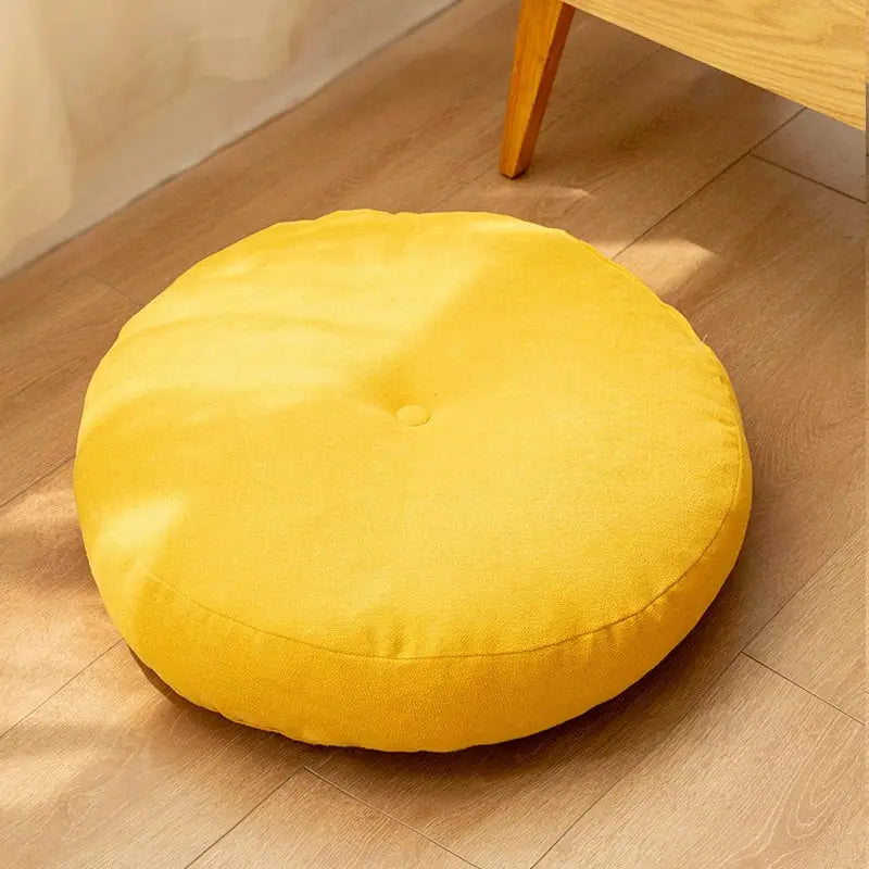 Meditation Cushion Comfort - Cotton Kapok Filled Zafu Pillow for Yoga & Meditation | Buddhive