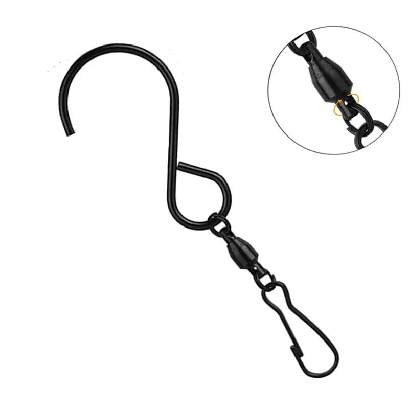 Wind Chime Hook Cast Iron Wall Mount - Feng Shui Garden & Zen Decor | Buddhive