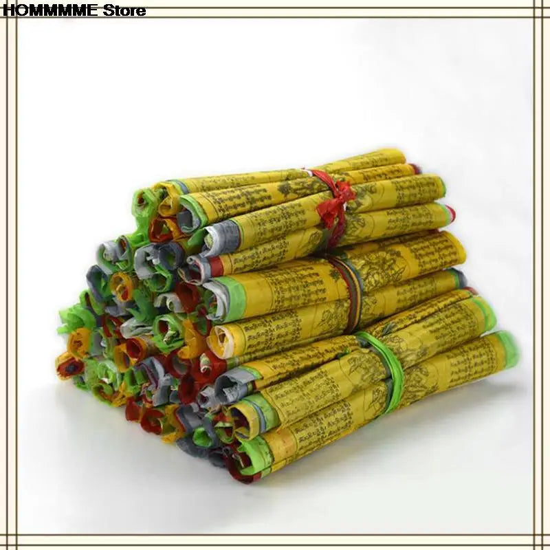 Tibetan Prayer Flags - Authentic Buddhist Cotton Flags 14x24cm - Meditation & Outdoor Decor | Buddhive