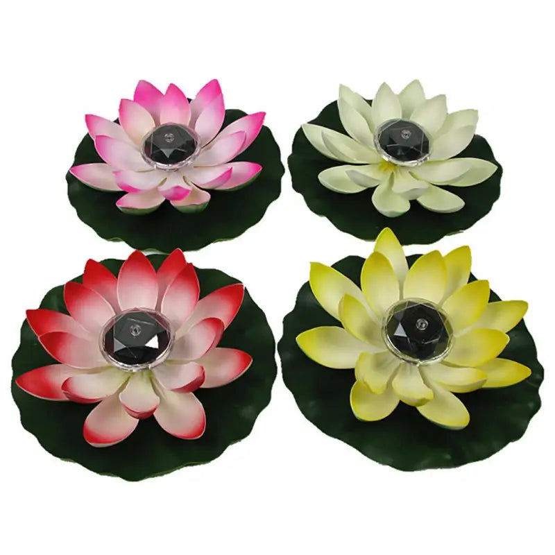 Solar Lotus Flower Light LED Outdoor Garden Lamp - Color Changing Zen Decor | Buddhive