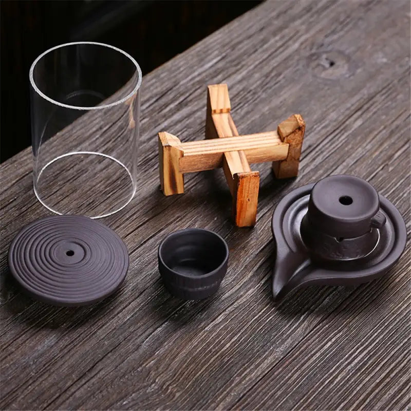 Incense Waterfall Fountain Ceramic Backflow Burner - Lucky Charm Zen Decor | Buddhive