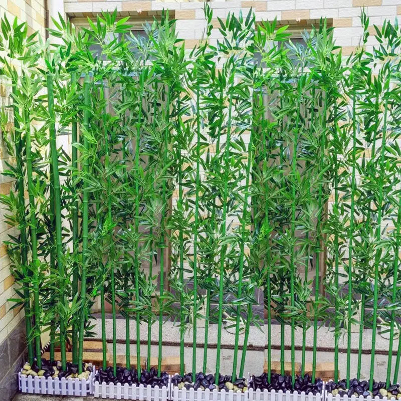 Artificial Bamboo Hedge 10 Piece Set - Zen Decor for Home & Meditation Space | Buddhive
