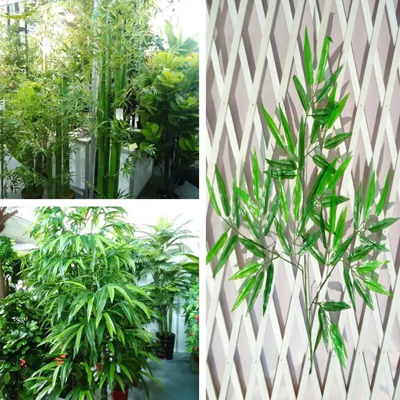 Artificial Bamboo Hedge 10 Piece Set - Zen Decor for Home & Meditation Space | Buddhive