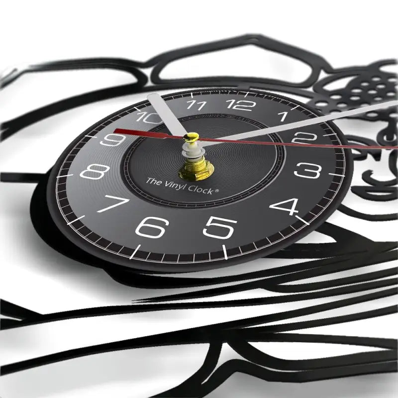 Buddha Wall Clock Recycled Vinyl - Silent Mechanism LED Lighting - Zen Decor | Buddhive