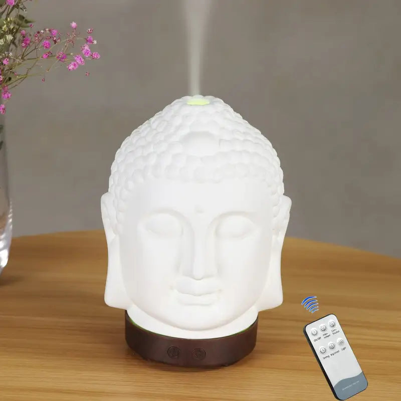 Buddha Head Humidifier & Essential Oil Diffuser - Ultrasonic Aromatherapy Mist | Buddhive
