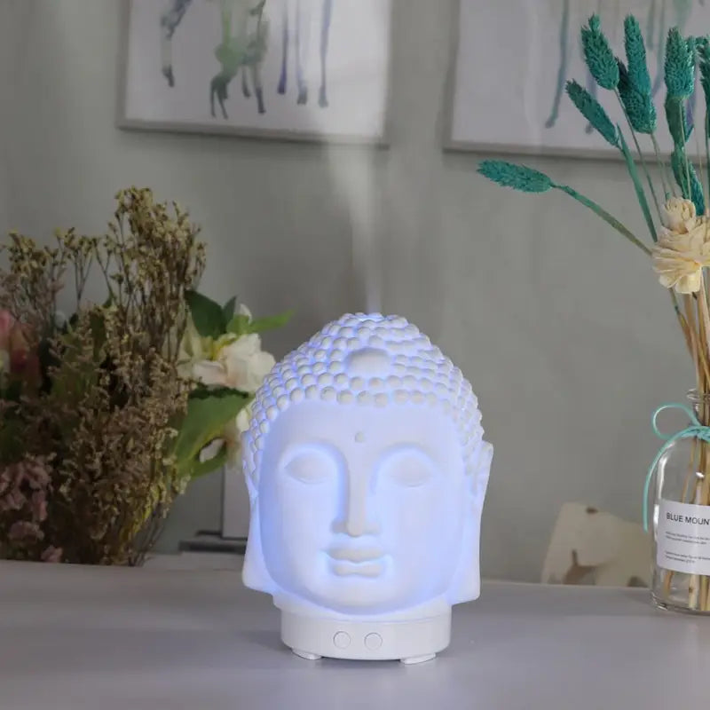 Buddha Head Humidifier & Essential Oil Diffuser - Ultrasonic Aromatherapy Mist | Buddhive