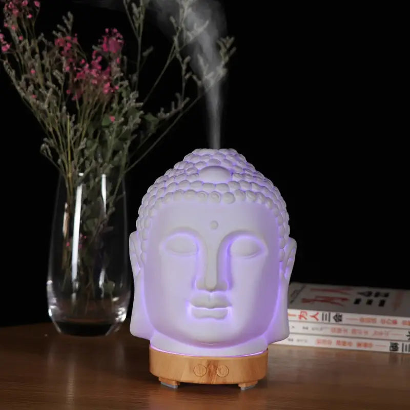Buddha Head Humidifier & Essential Oil Diffuser - Ultrasonic Aromatherapy Mist | Buddhive