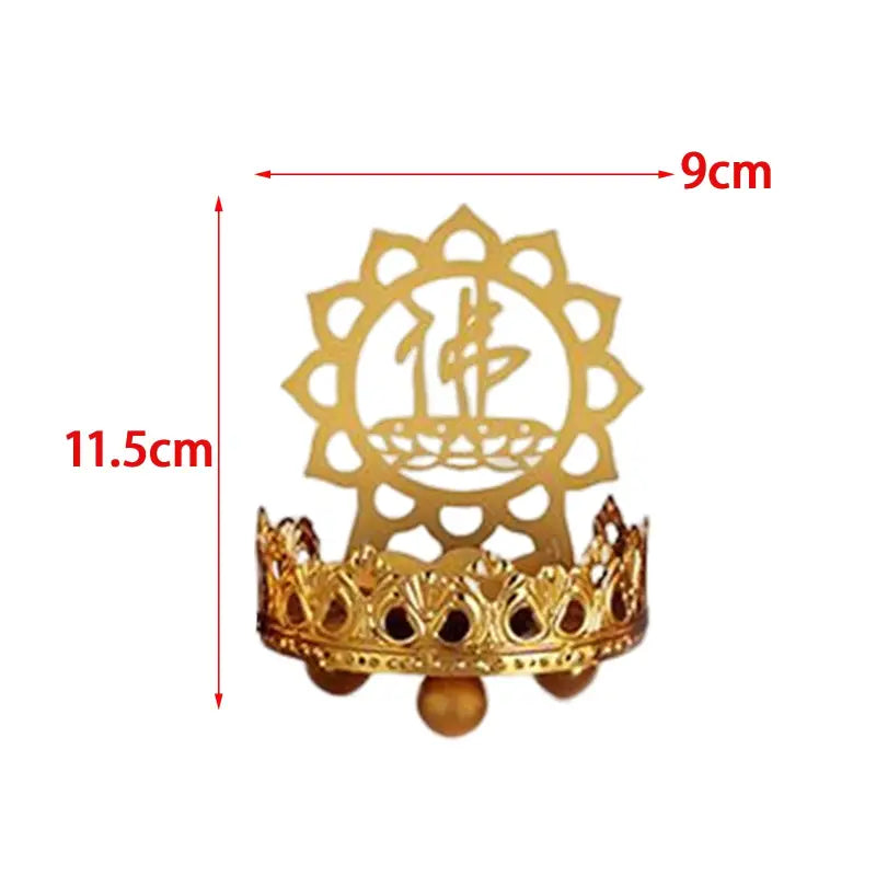 Buddha Oil Lamp - Traditional Brass Meditation Lantern for Altar & Home Decor | Buddhive
