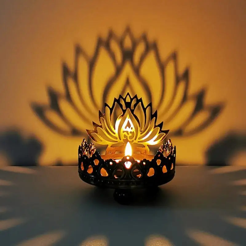 Buddha Oil Lamp - Traditional Brass Meditation Lantern for Altar & Home Decor | Buddhive