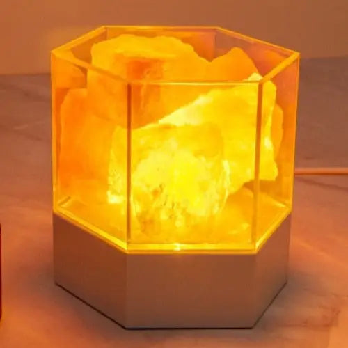 Salt Lamp Himalayan Crystal Natural Air Purifying Light - Zen Decor & Wellness | Buddhive