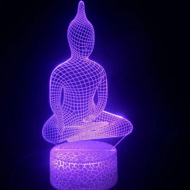 Buddha Bedside Lamp LED Night Light - Zen Meditation Room Decor | Buddhive