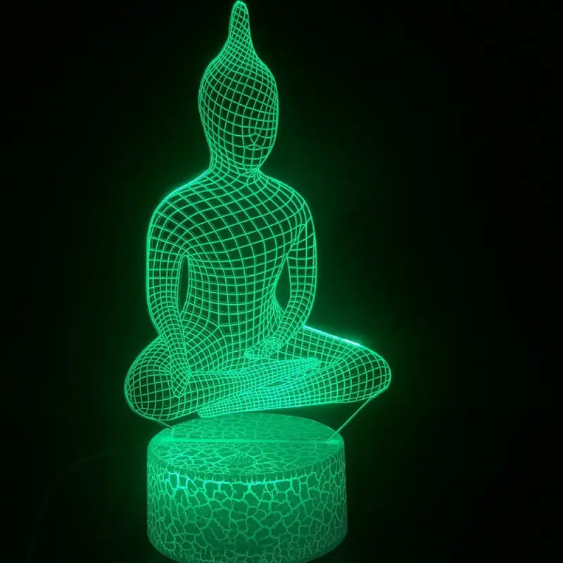 Buddha Bedside Lamp LED Night Light - Zen Meditation Room Decor | Buddhive