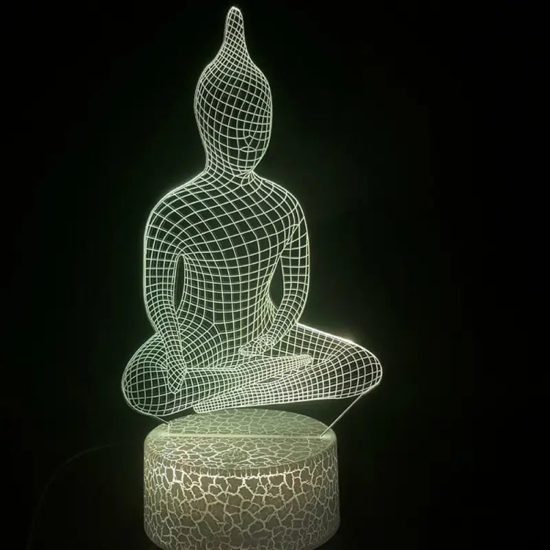 Buddha Bedside Lamp LED Night Light - Zen Meditation Room Decor | Buddhive