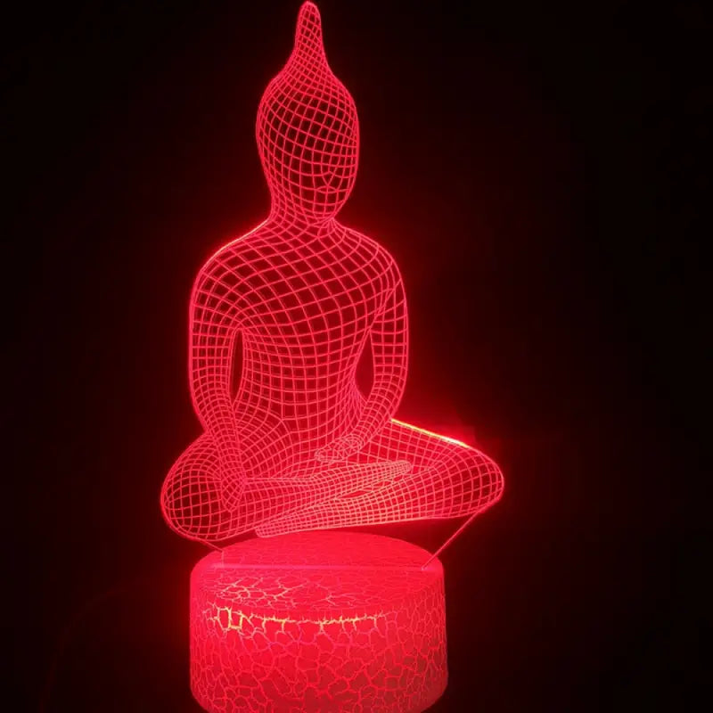 Buddha Bedside Lamp LED Night Light - Zen Meditation Room Decor | Buddhive