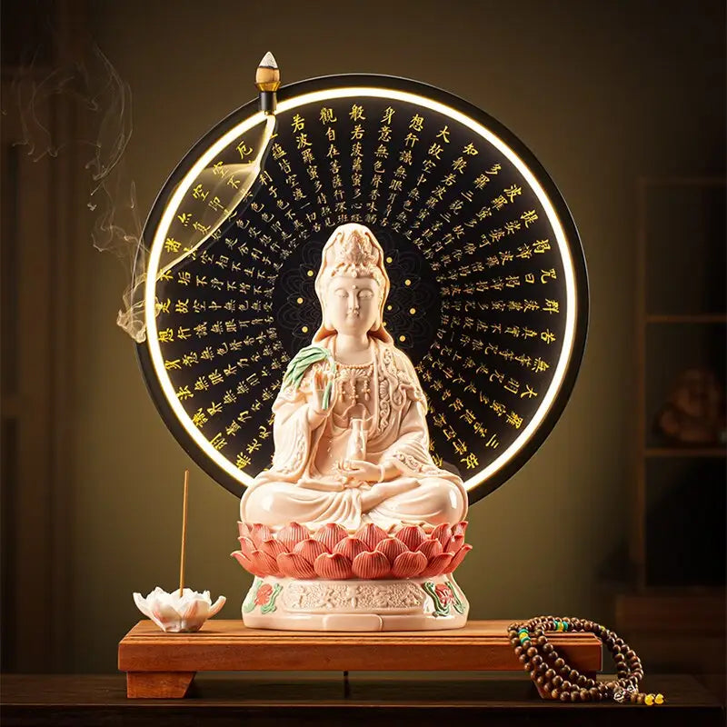 Buddha Incense Burner Lamp - Aromatherapy & Ambient Lighting - Authentic Buddhist Decor | Buddhive