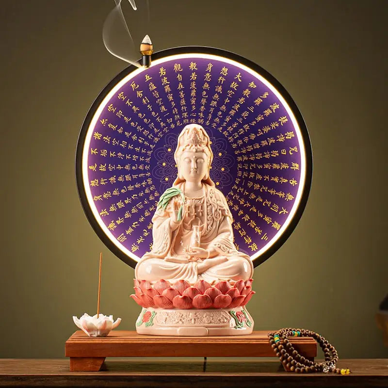 Buddha Incense Burner Lamp - Aromatherapy & Ambient Lighting - Authentic Buddhist Decor | Buddhive