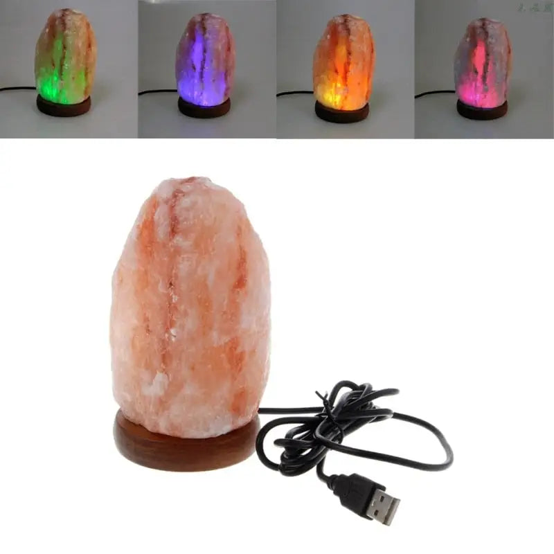 Himalayan Salt Lamp - Natural Hand-Carved Crystal Rock - Air Purifying & Ambient Glow | Buddhive