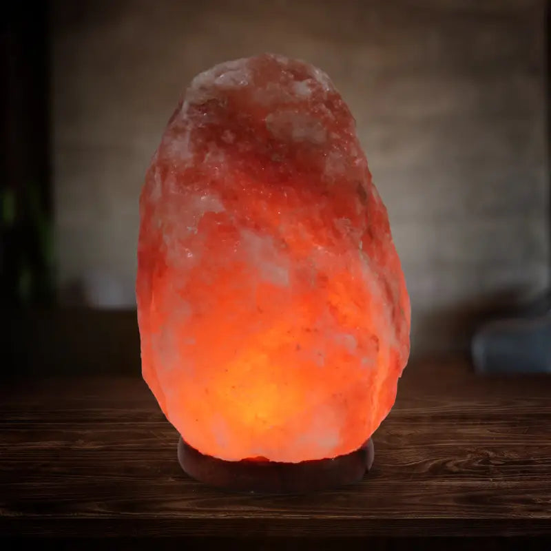 Himalayan Salt Lamp - Natural Hand-Carved Crystal Rock - Air Purifying & Ambient Glow | Buddhive