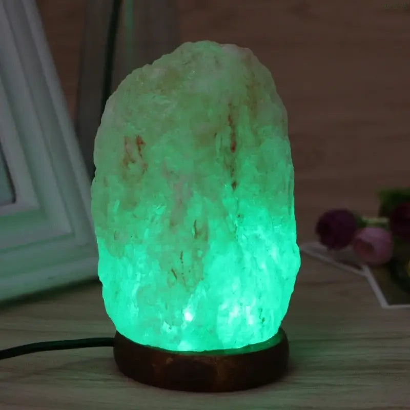 Himalayan Salt Lamp - Natural Hand-Carved Crystal Rock - Air Purifying & Ambient Glow | Buddhive