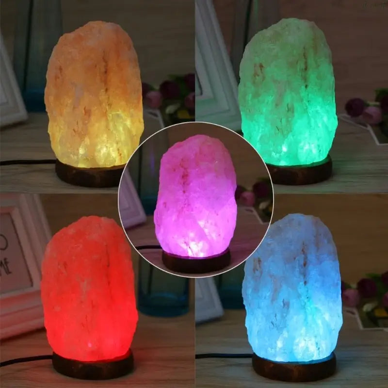 Himalayan Salt Lamp - Natural Hand-Carved Crystal Rock - Air Purifying & Ambient Glow | Buddhive