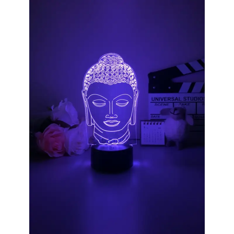 Buddha Head Lamp - 7 Color LED Touch Activated - Meditation & Zen Decor | Buddhive