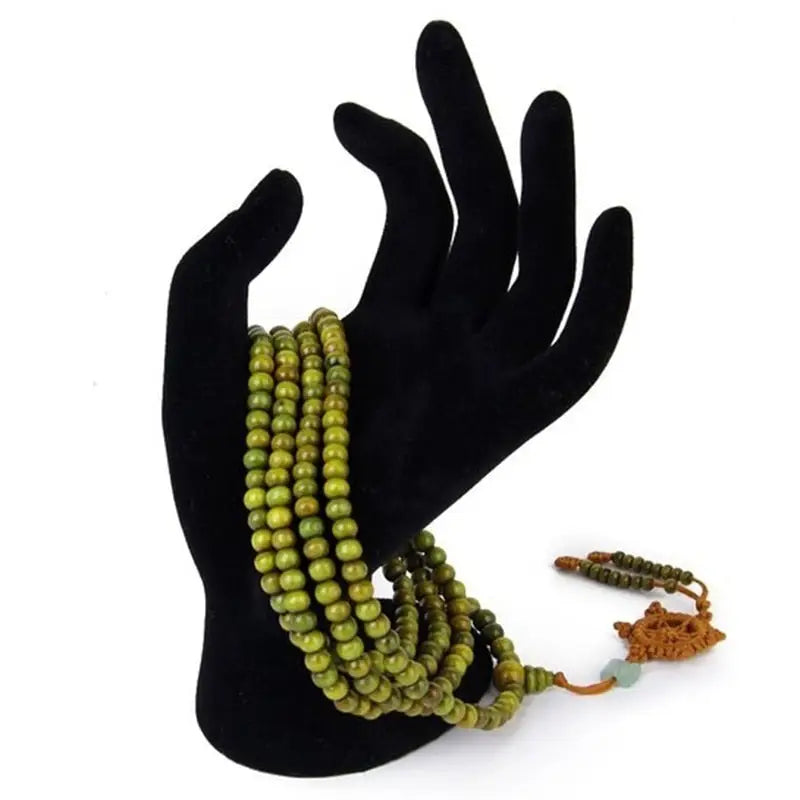 Tibetan Mala Beads Sandalwood 108 Prayer Necklace Bracelet | Buddhist Meditation Japamala | Buddhive