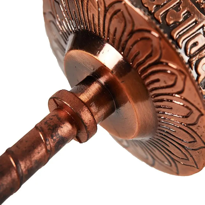 Tibetan Prayer Wheel - Handcrafted Buddhist Meditation Tool - Om Mani Padme Hum | Buddhive