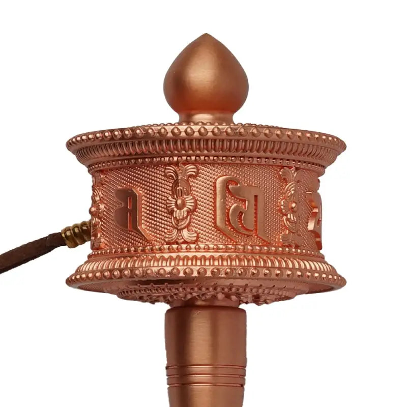 Tibetan Prayer Wheel Healing Brass Hand-Held Om Mani Padme Hum | Buddhive
