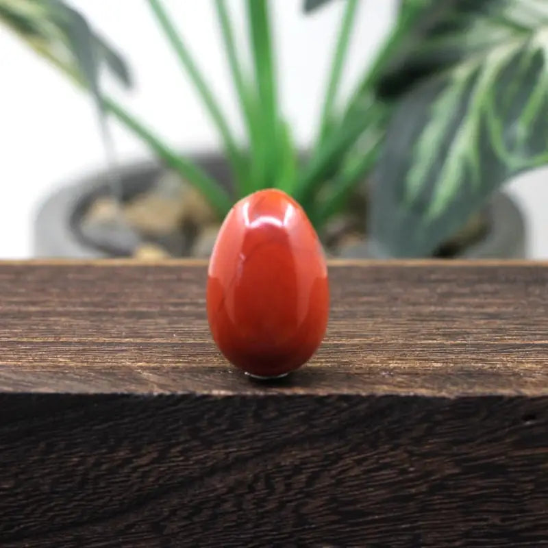 Yoni Egg Red Jasper - Natural Stone Wellness Tool for Women | Buddhive