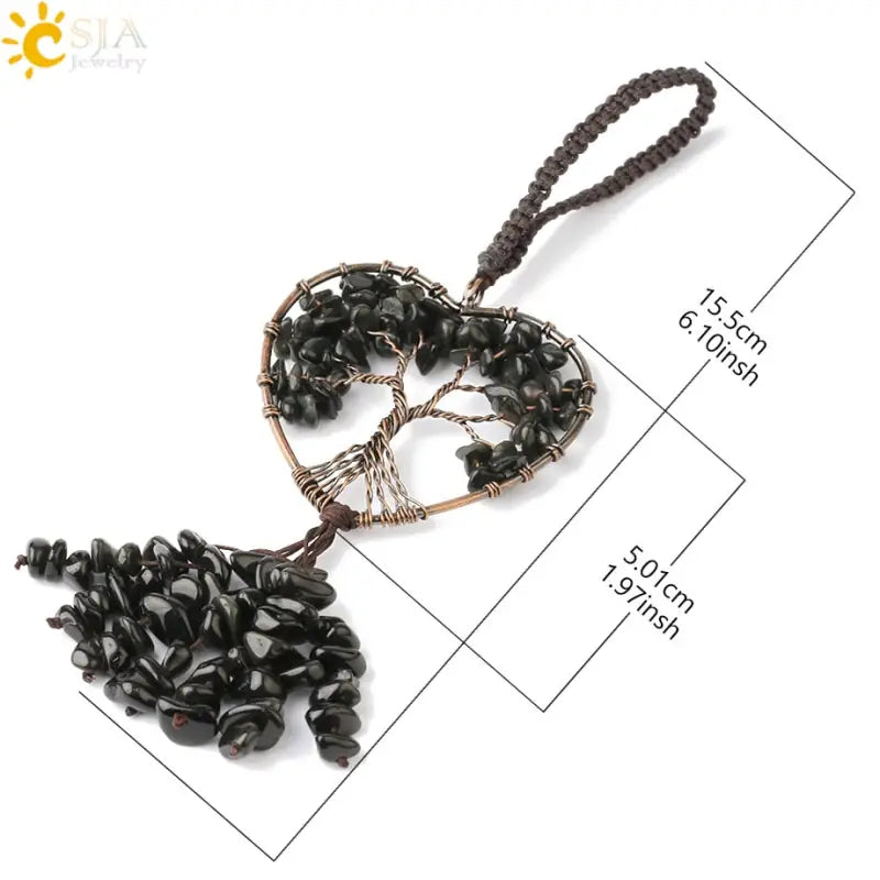 Tree of Life Keychain Silver Buddhist Symbol Charm | Spiritual Key Chain Accessory | Buddhive