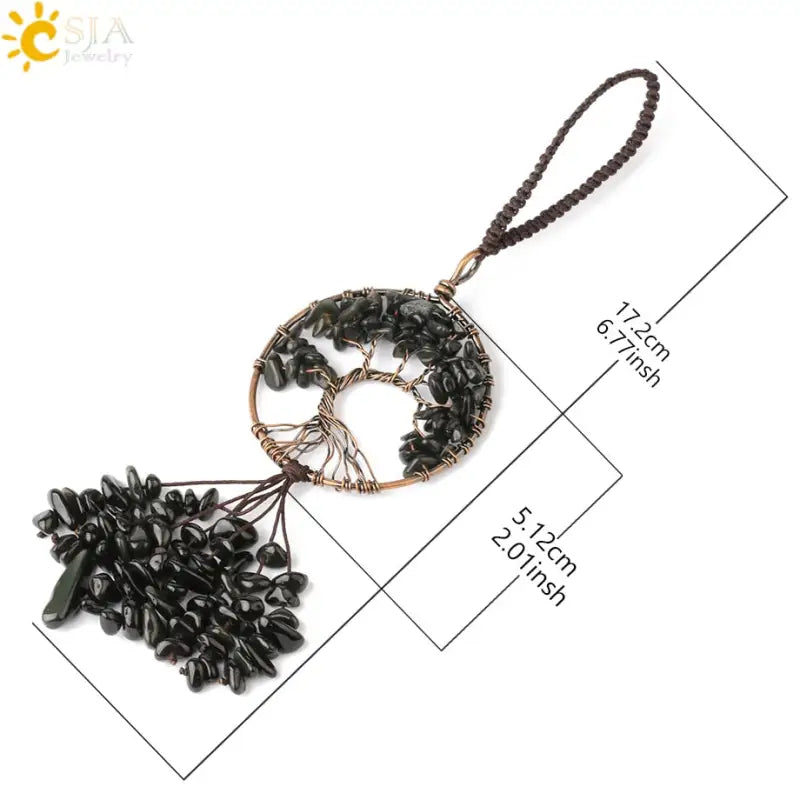 Tree of Life Keychain Silver Buddhist Symbol Charm | Spiritual Key Chain Accessory | Buddhive